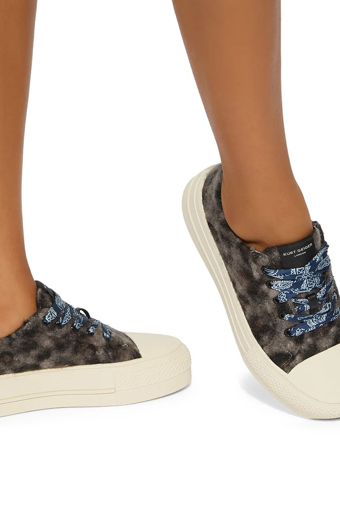 Dollis Sneaker tenisówki damskie Kurt Geiger London brązowy 6136632689