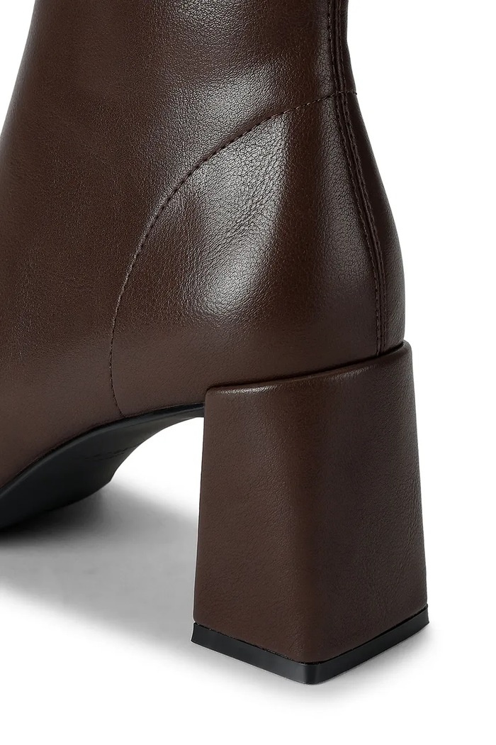 Botki na wysokim obcasie damskie Grove Ankle Boot Kurt Geiger London 6194831979 brązowy