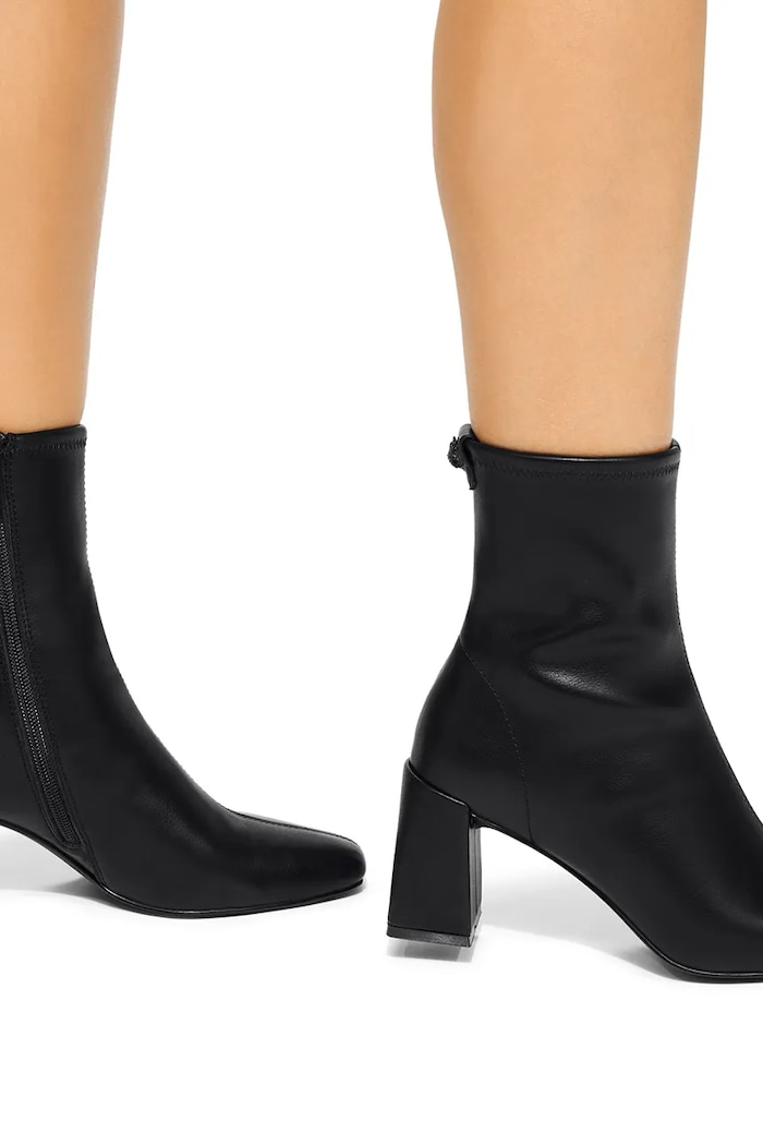 Botki na słupku damskie Grove Ankle Boot Kurt Geiger London czarny 6194800979