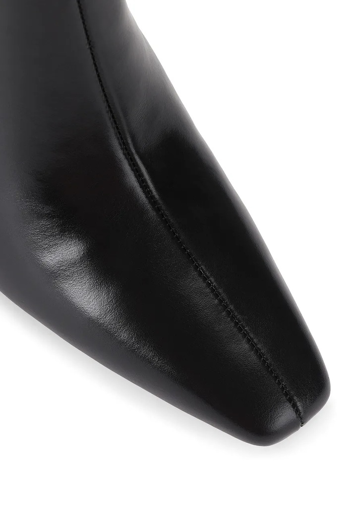 Botki na słupku damskie skórzane Eaton Ankle Boot Kurt Geiger London czarny 6193700109