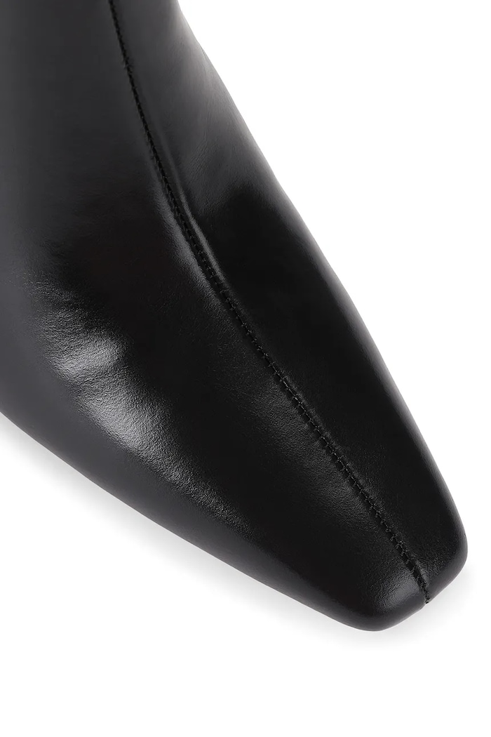 Botki na słupku damskie skórzane Eaton Ankle Boot Kurt Geiger London czarny 6193700109