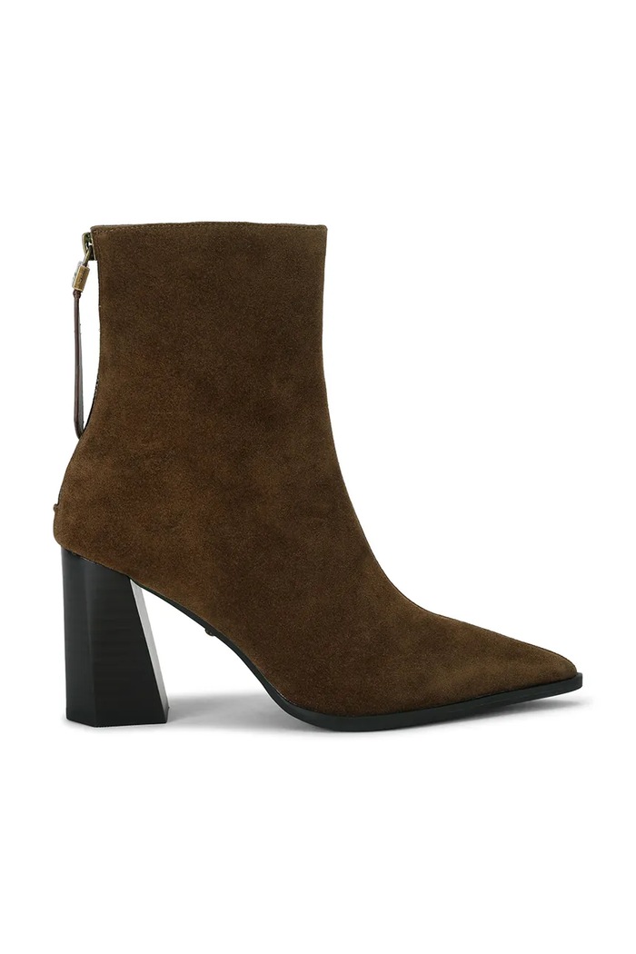 Kurt Geiger London Botki damskie zamszowe Richmond Ankle Boot brązowy 6141131209