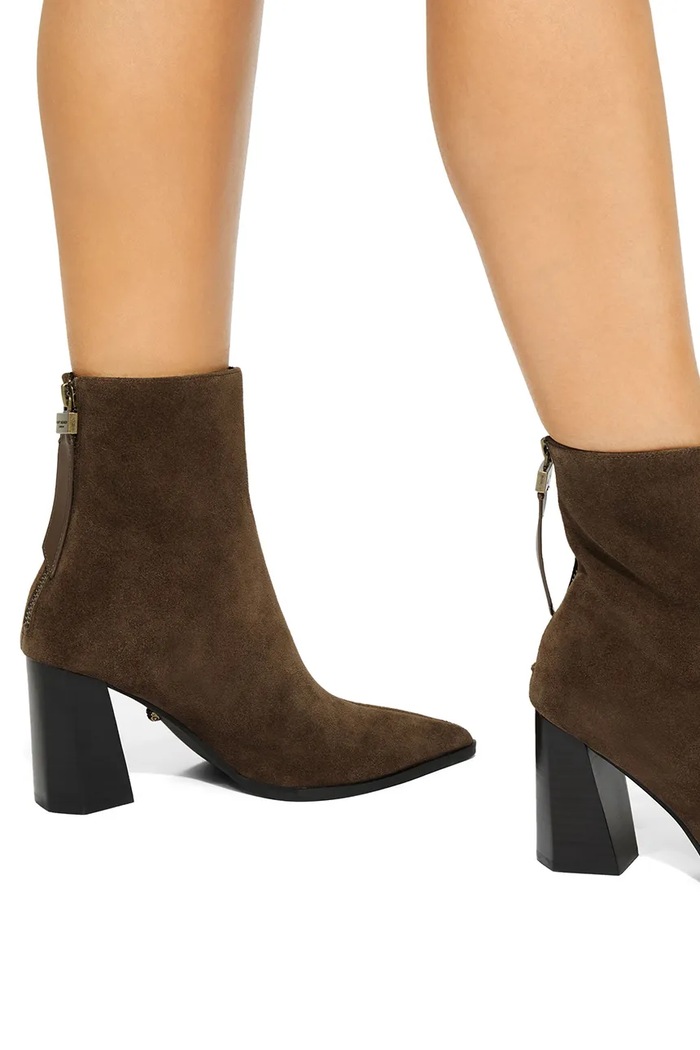 Kurt Geiger London Botki damskie zamszowe Richmond Ankle Boot 6141131209
