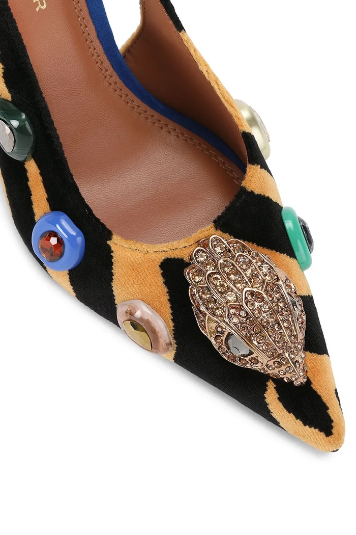 Szpilki Loulou Eagle Sling Kurt Geiger London 6139999789 czarny