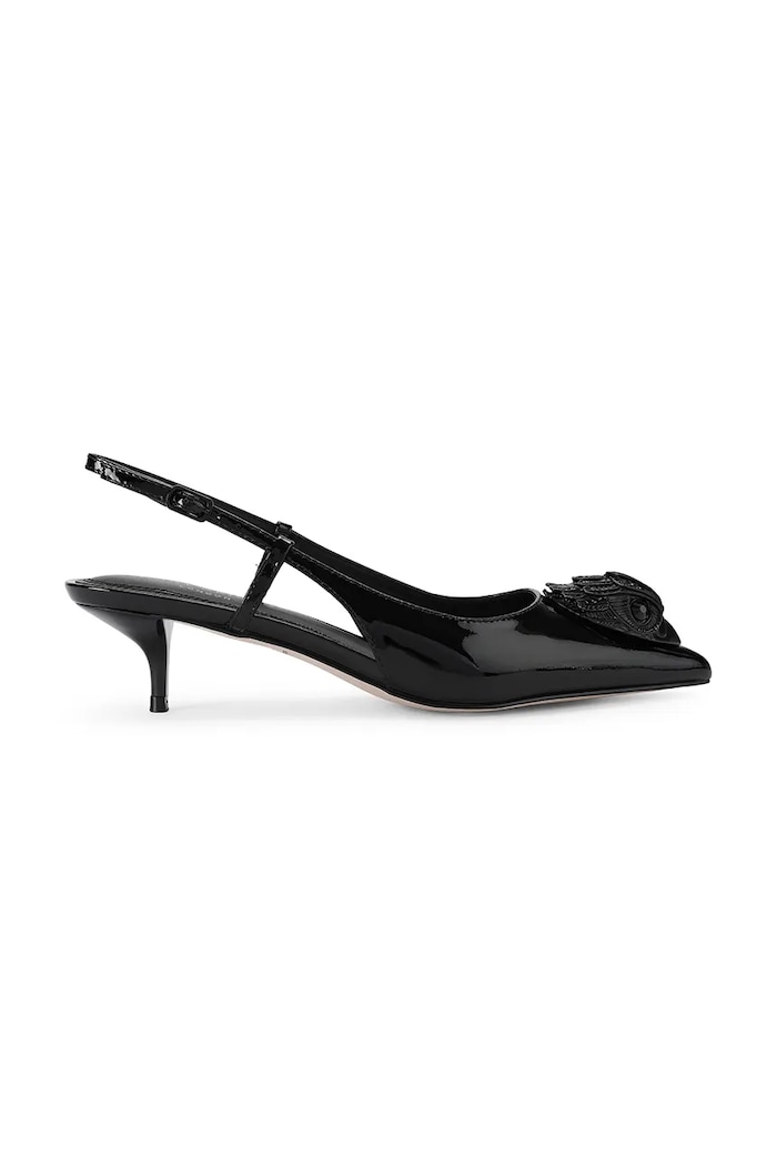 Kurt Geiger London Szpilki skórzane Belsize 40 Sling czarny 6137800309