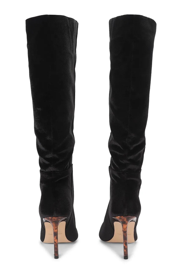Obuwie Kurt Geiger London Kozaki na szpilce damskie Annabel Knee Boot 6132900789 czarny
