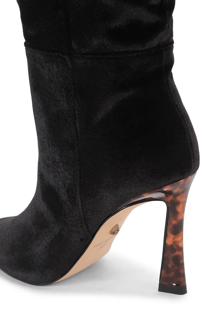 Kozaki na szpilce damskie Annabel Knee Boot Kurt Geiger London 6132900789 czarny
