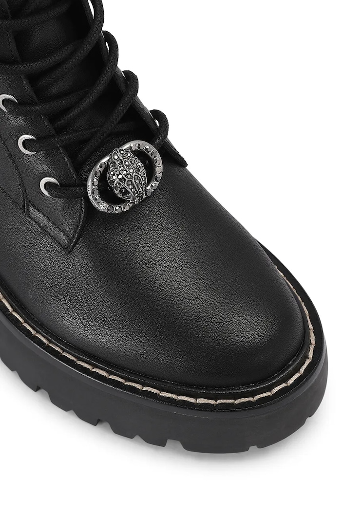 Workery damskie skórzane Woolwich Eagle Boot Kurt Geiger London czarny 6084600109