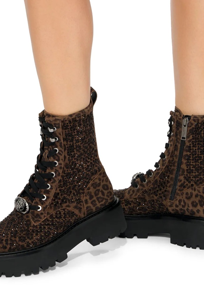 Kurt Geiger London Workery damskie zamszowe Chelsea Perf Boot 6084039289