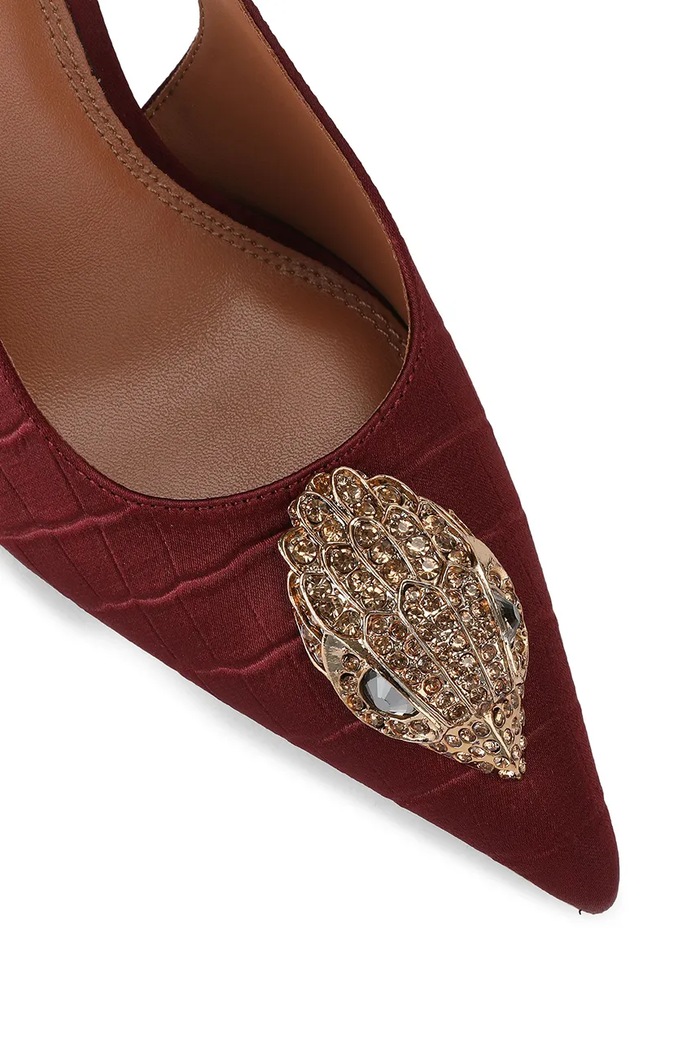 Obuwie Kurt Geiger London Szpilki Belsize Sling 5386451689 bordowy