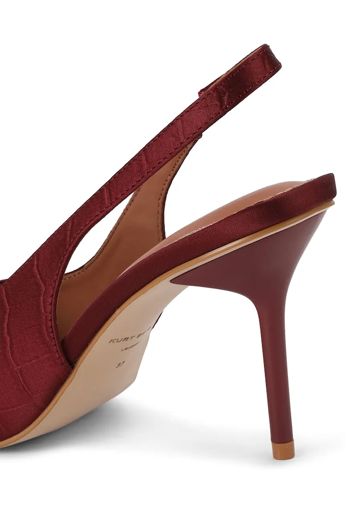Szpilki Belsize Sling Kurt Geiger London 5386451689 bordowy