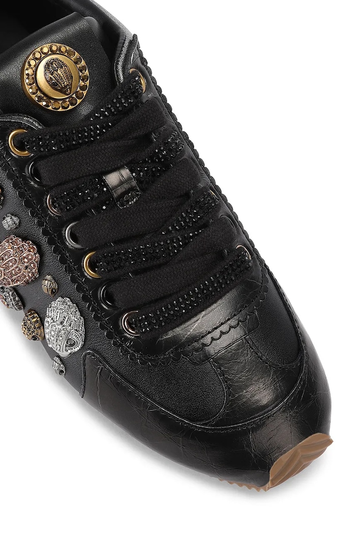 Obuwie Kurt Geiger London Eagles Islington Sneaker sneakersy damskie skórzane 6149400109 czarny
