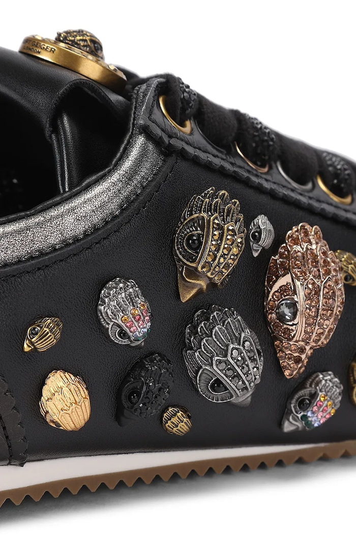 Eagles Islington Sneaker sneakersy damskie skórzane Kurt Geiger London 6149400109 czarny