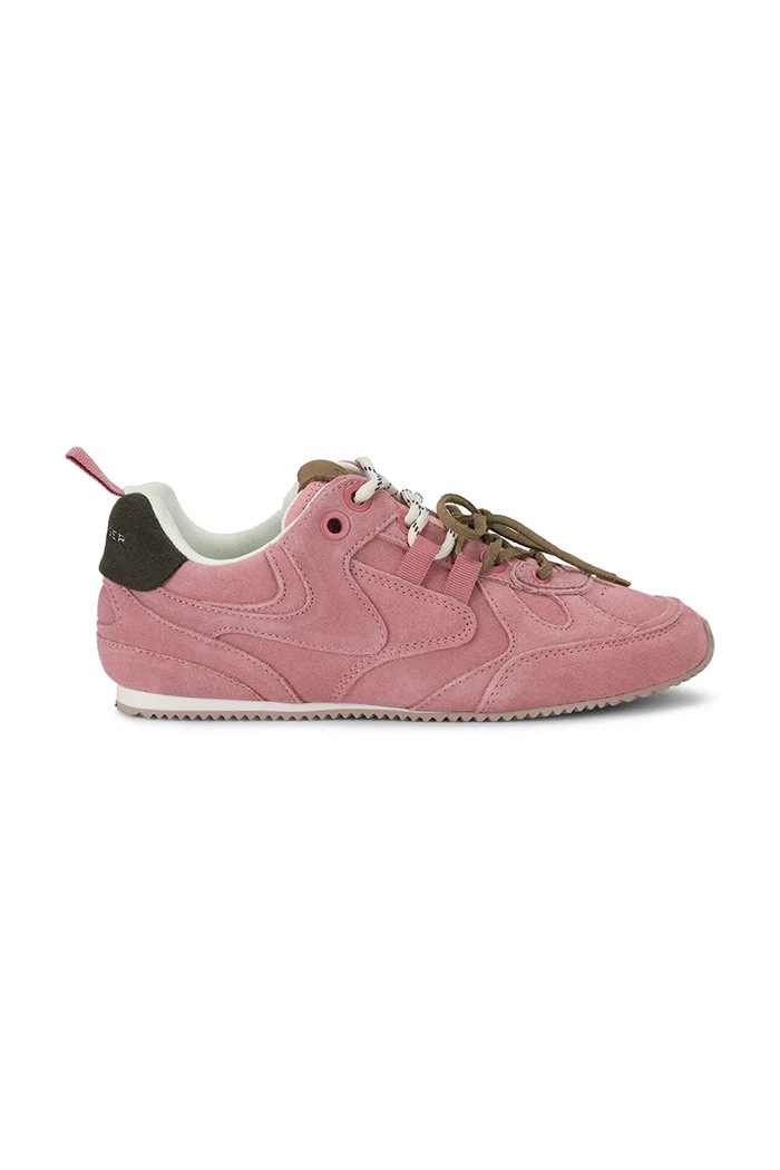 Kurt Geiger London K Slim Runner sneakersy damskie zamszowe różowy 5991198029