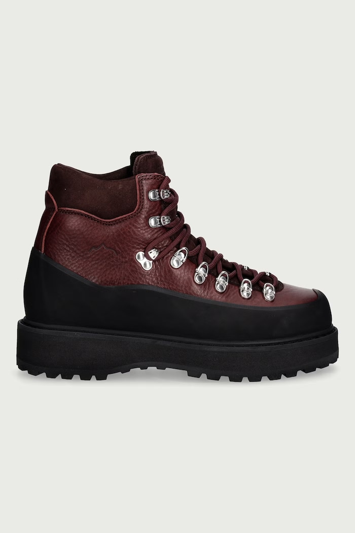 Diemme ROCCIA bocanci pentru femei din piele DI26FWRVW.F03L011BUR burgundia AW26