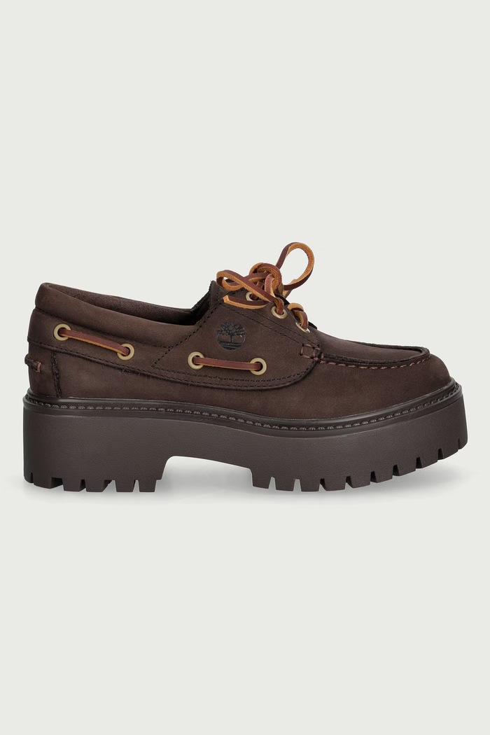 Timberland Μοκασίνια Γυναικεία nubuck Stone Street TB0A2GVFW071 καφέ AW26