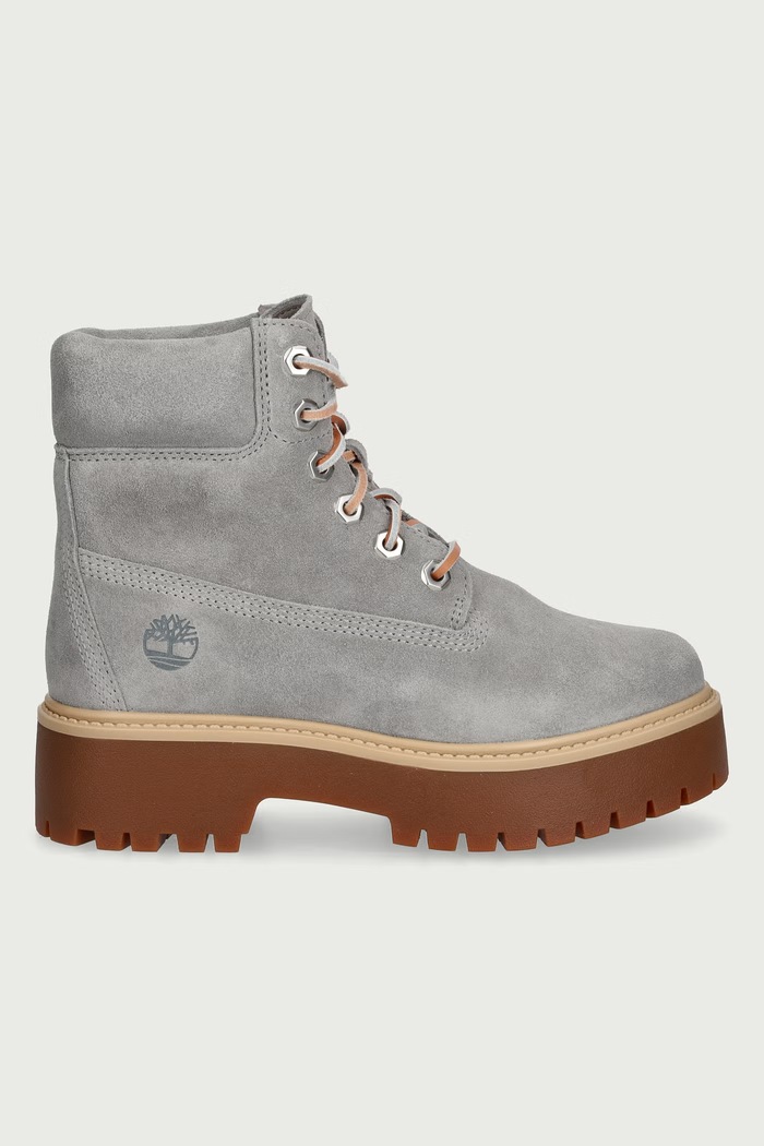 Timberland Gležnjače za žene od kože Stone Street TB0A5THXEJR1 siva AW26