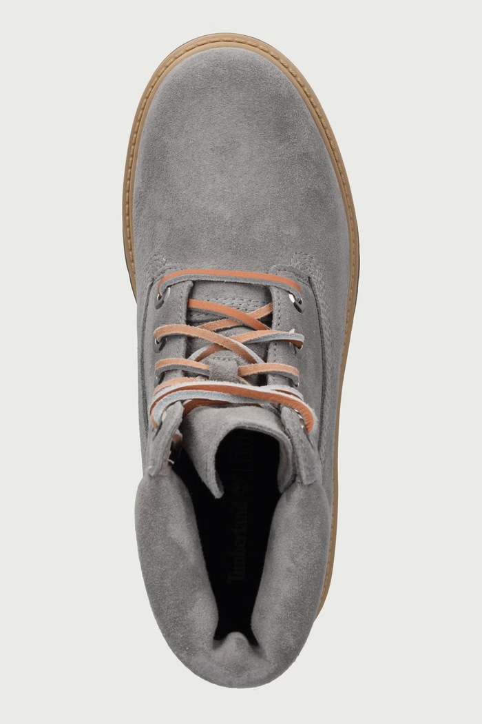 Gležnjače za žene od kože Stone Street Timberland TB0A5THXEJR1 siva
