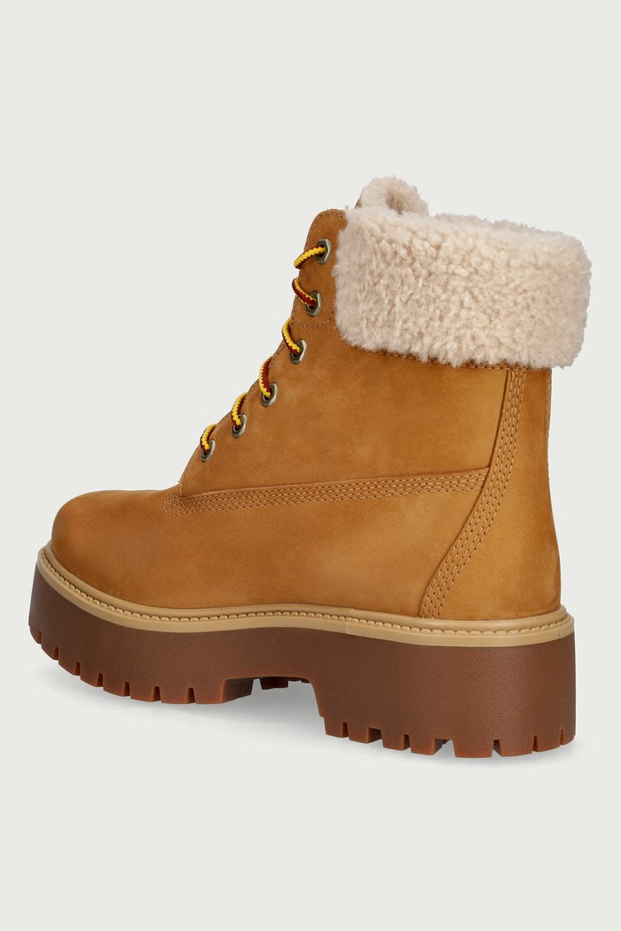 Obuv Timberland Topánky na platforme dámske nubukové Stone Street TB0A2PU67541 béžová