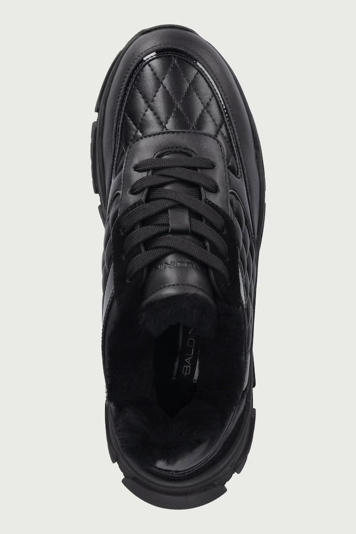 Sneakersy damskie skórzane Baldinini D7B841A1VITE.0000 czarny