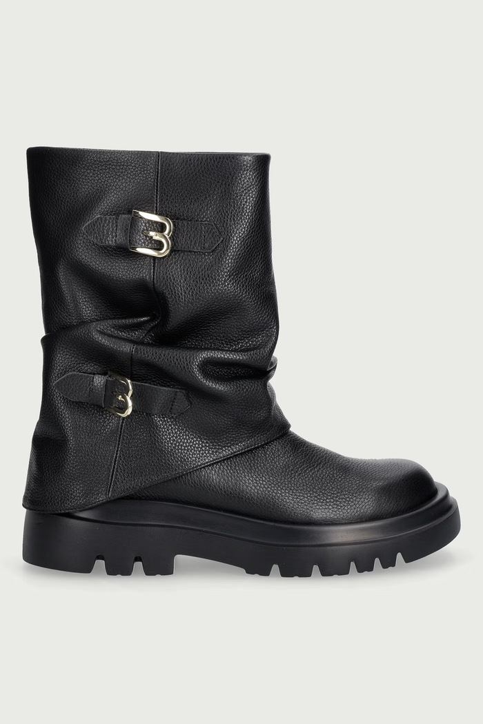 Baldinini Botki damskie skórzane D7B740P1BOTT.0000 czarny AW26