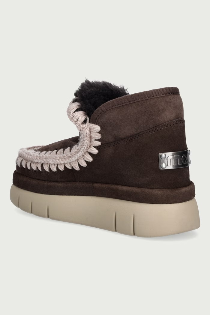 Obuv Mou Bounce Welt Sneaker Suede snehule dámske semišové MU.FW751000A.MOCHA hnedá