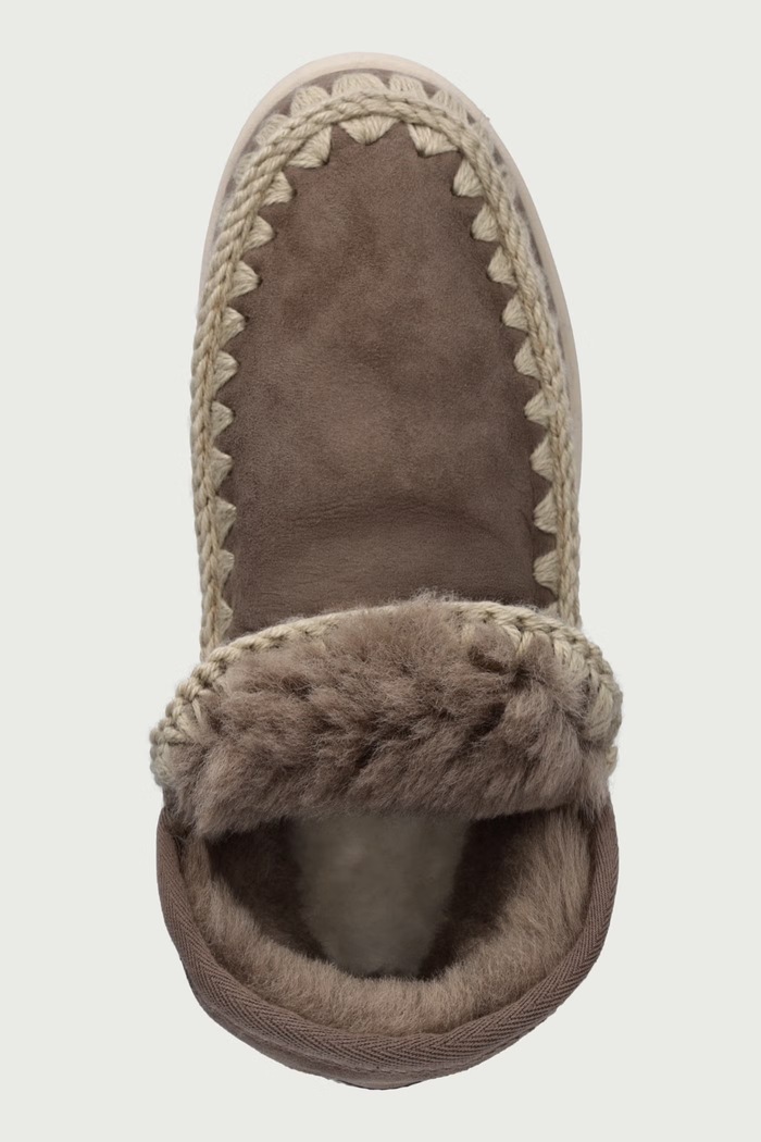 New Eskimo Sneaker Suede śniegowce damskie zamszowe Mou MU.FW741000A.ELGRY beżowy