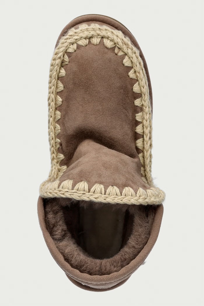 Mini Eskimo Platform Boot śniegowce damskie zamszowe Mou MU.FW681000A.ELGRY beżowy