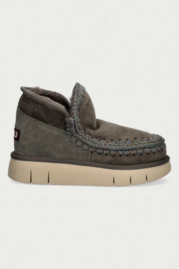 Mou Eskimo Bounce Sneaker zimske čizme za žene od brušene kože MU.FW531009A.BKOL siva AW26