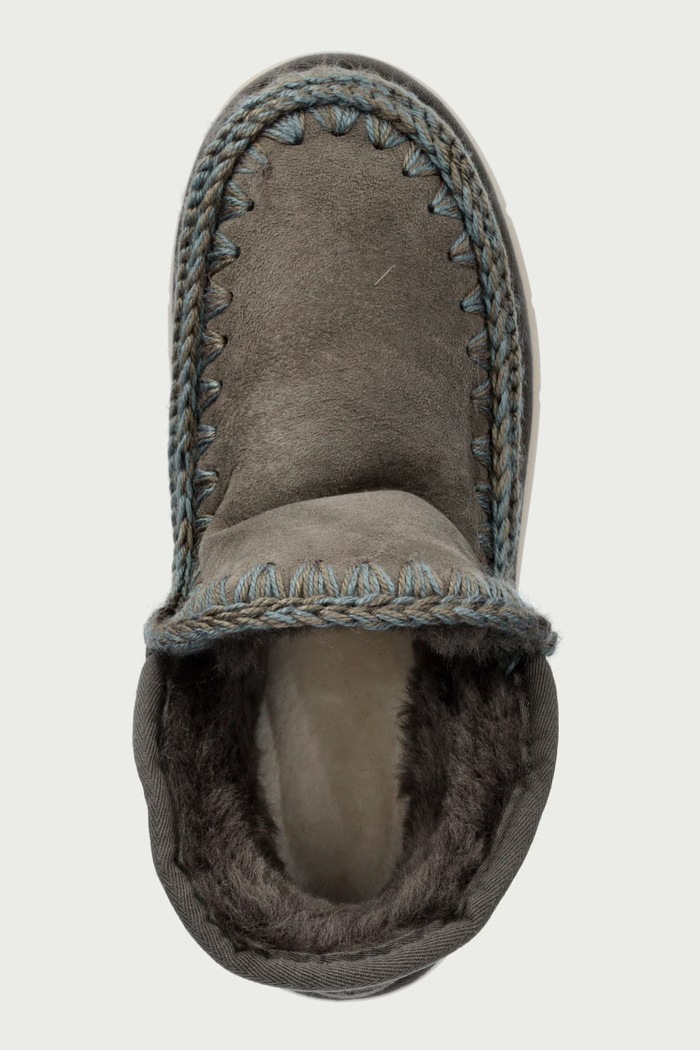 Eskimo Bounce Sneaker zimske čizme za žene od brušene kože Mou MU.FW531009A.BKOL siva