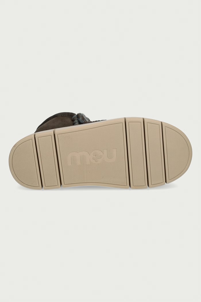 Eskimo Bounce Sneaker zimske čizme za žene od brušene kože Mou siva MU.FW531009A.BKOL
