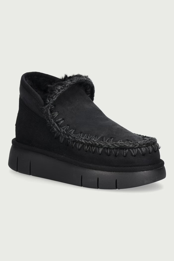 Mou Eskimo Bounce Sneaker snežni čevlji ženski semišasti črna MU.FW531009A.BKBK