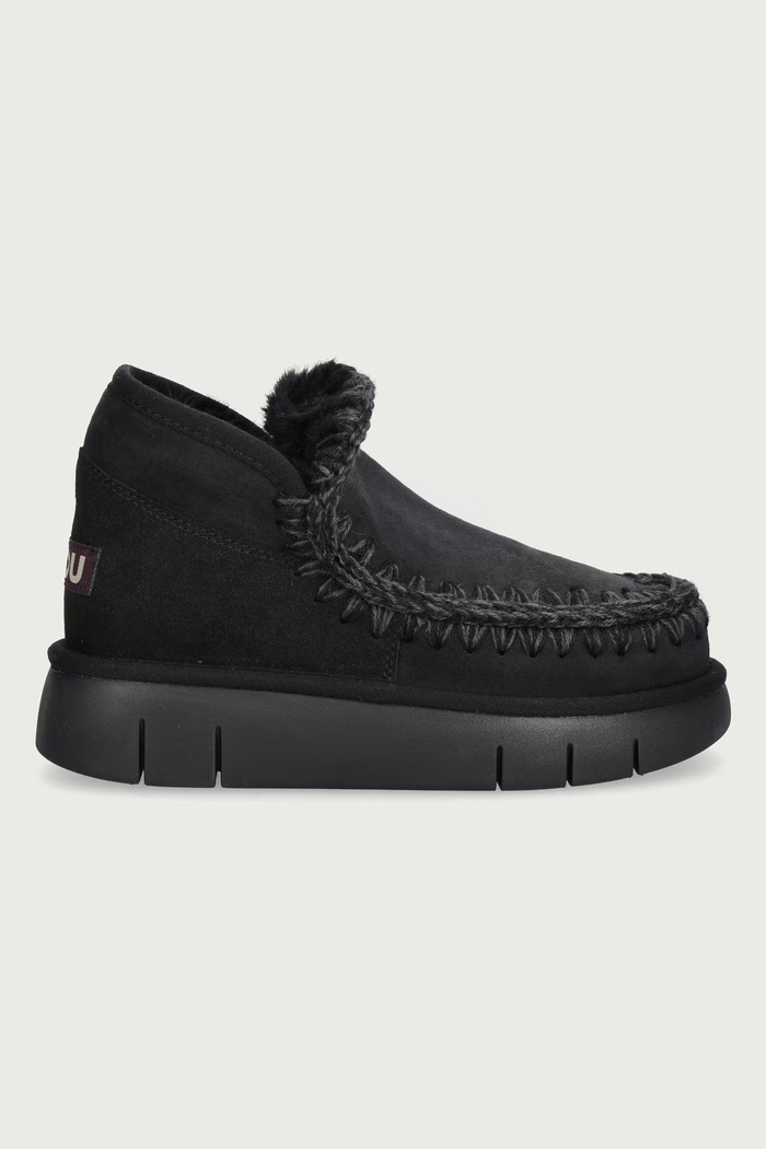 Mou Eskimo Bounce Sneaker snežni čevlji ženski semišasti MU.FW531009A.BKBK črna AW26