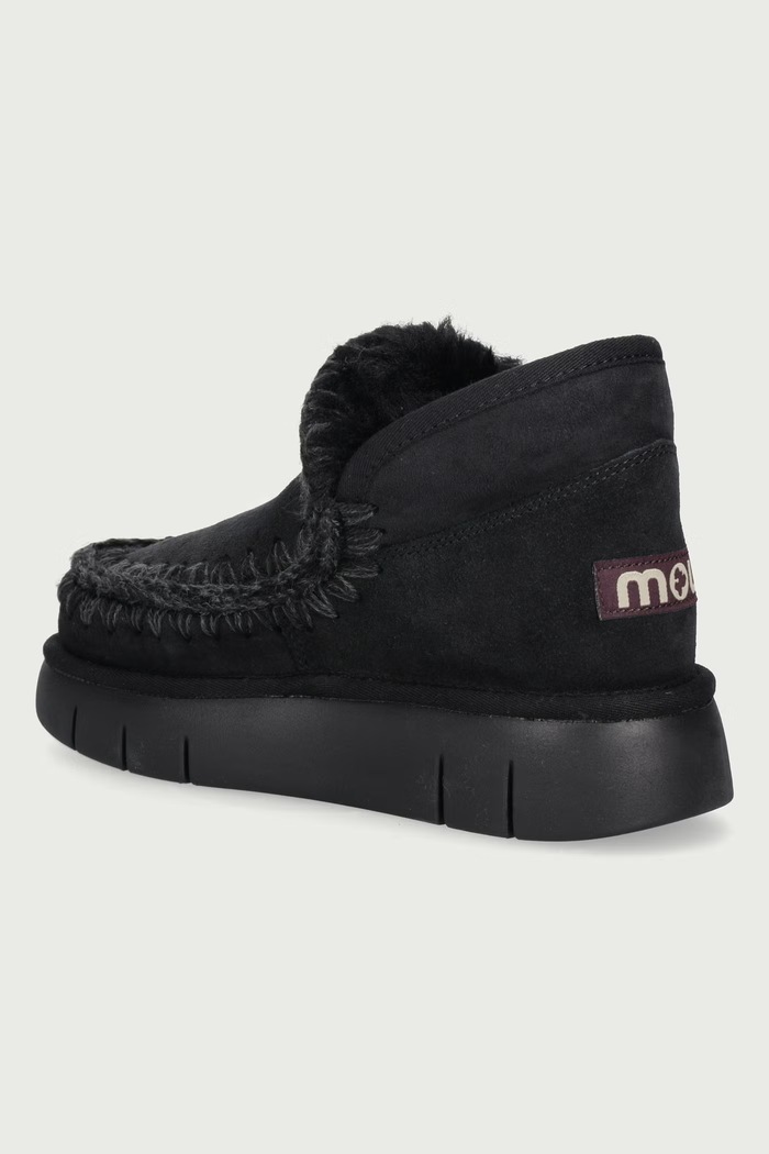 Obutev Mou Eskimo Bounce Sneaker snežni čevlji ženski semišasti MU.FW531009A.BKBK črna