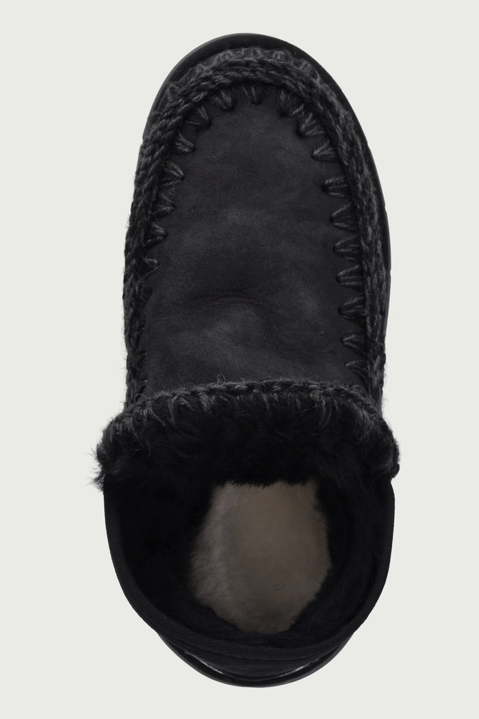 Eskimo Bounce Sneaker snežni čevlji ženski semišasti Mou MU.FW531009A.BKBK črna