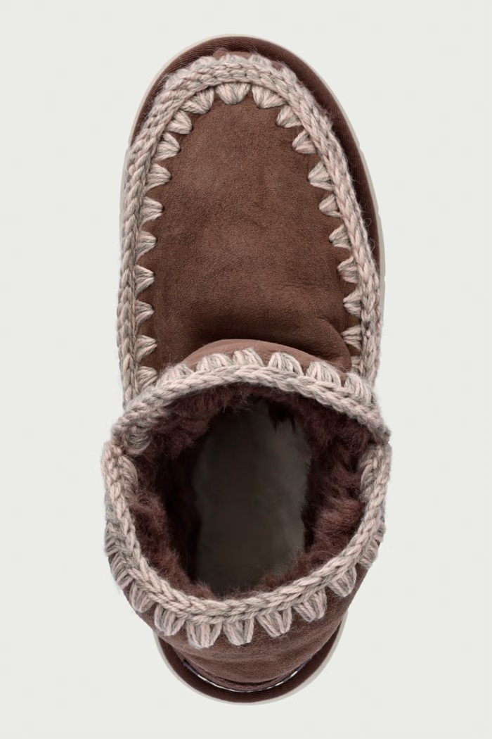 Eskimo 18 Bounce μπότες χιονιού Γυναικείες σουέτ Mou MU.FW531002A.BRPEP καφέ