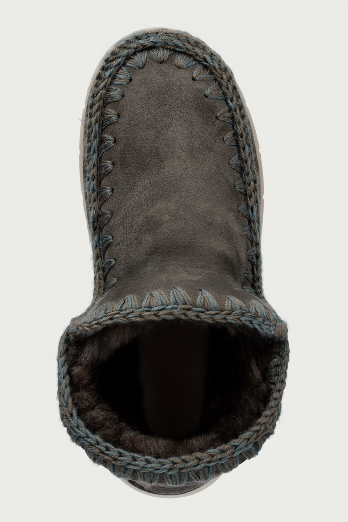 Eskimo 18 Bounce śniegowce damskie zamszowe Mou MU.FW531002A.BKOL zielony