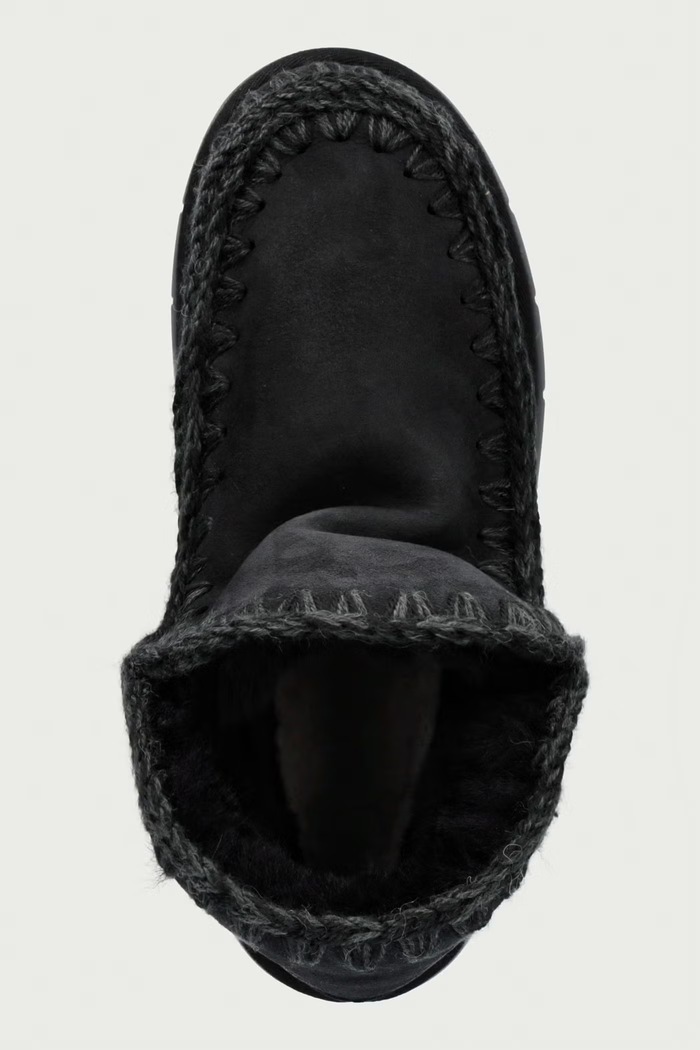 Eskimo 18 Bounce snehule dámske semišové Mou MU.FW531002A.BKBK čierna