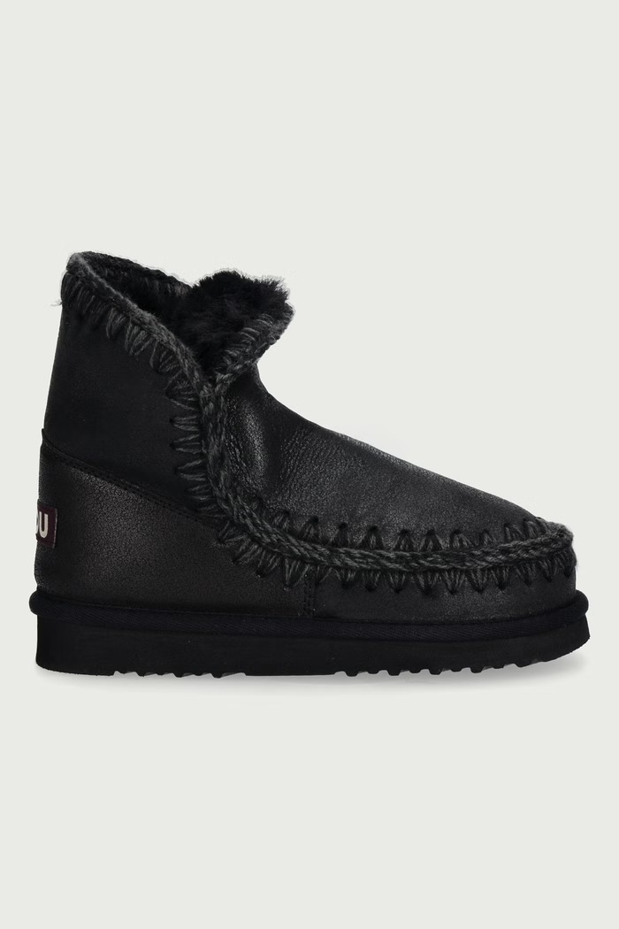 Mou Eskimo 18 snehule dámske nubukové MU.FW101001B.CBKG čierna AW26