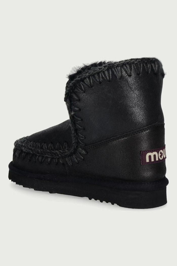 Obuv Mou Eskimo 18 snehule dámske nubukové MU.FW101001B.CBKG čierna
