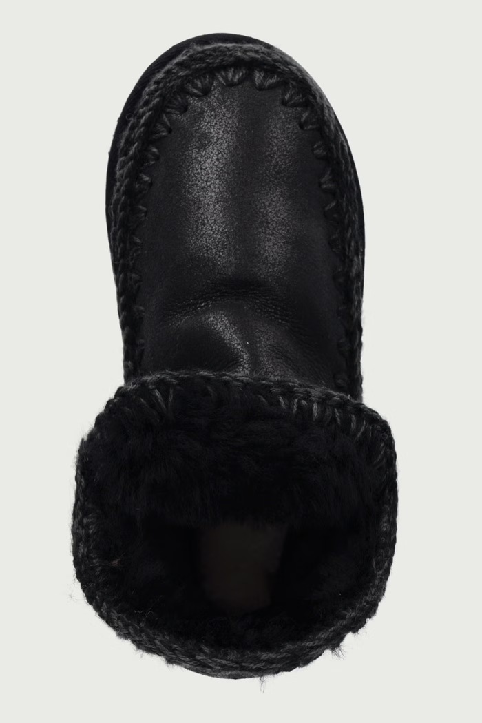 Eskimo 18 snehule dámske nubukové Mou MU.FW101001B.CBKG čierna