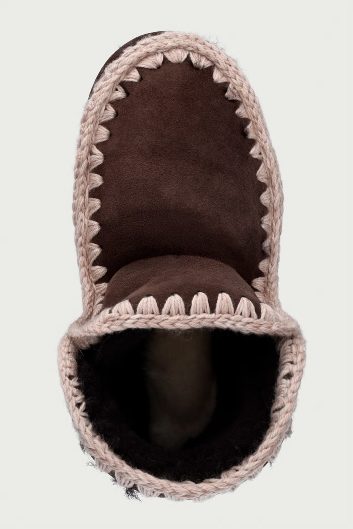 Eskimo 18 μπότες χιονιού Γυναικείες σουέτ Mou MU.FW101001A.MOCHA καφέ