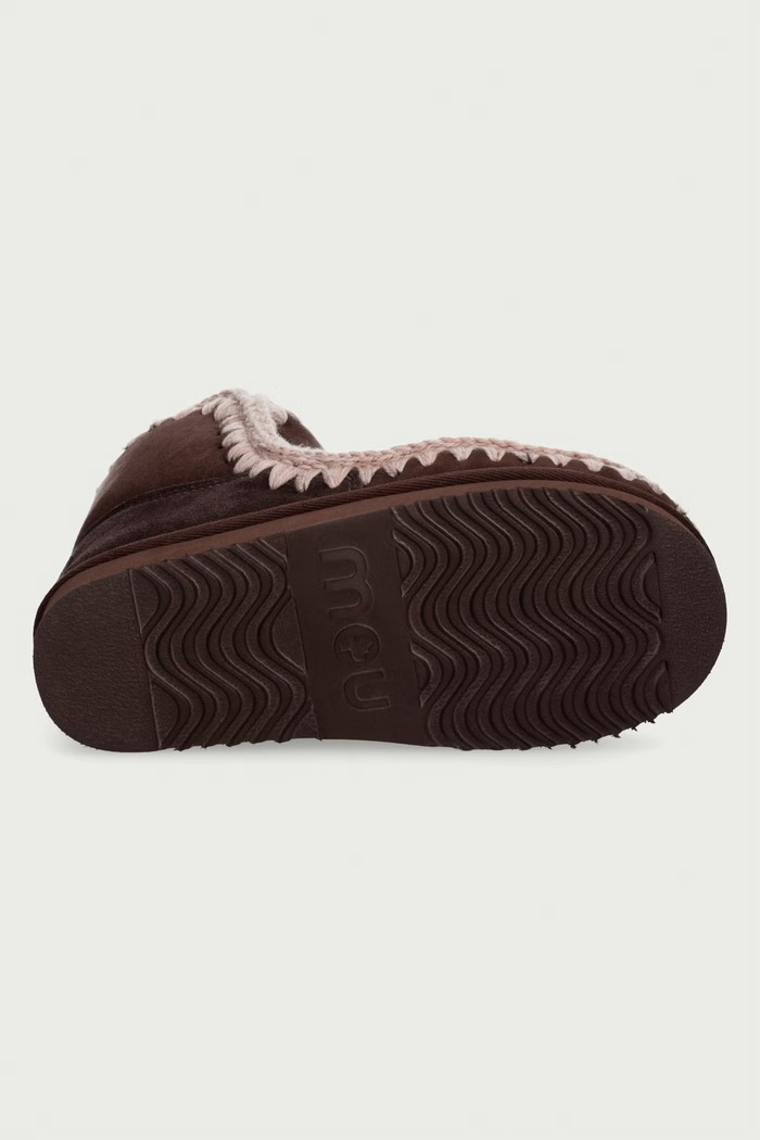 Eskimo 18 μπότες χιονιού Γυναικείες σουέτ Mou καφέ MU.FW101001A.MOCHA