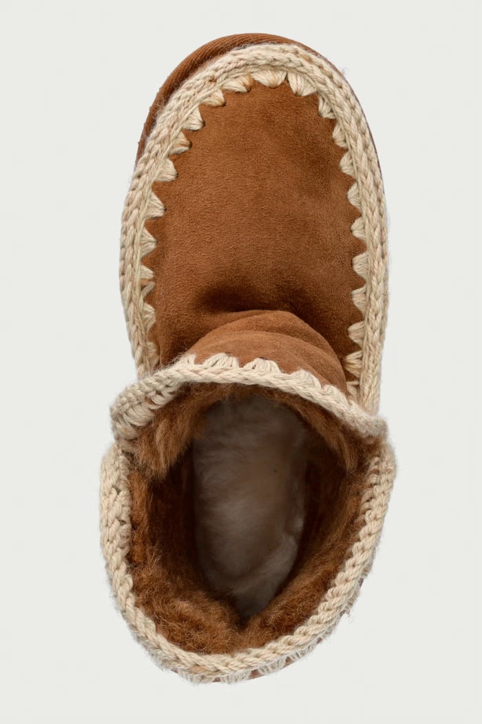 Eskimo 18 μπότες χιονιού Γυναικείες σουέτ Mou MU.FW101001A.COG καφέ