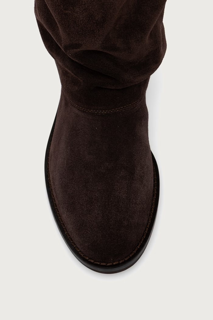 Visoke čizme za žene od kože Vespa Brown Double Dye Suede Nokwol Vespa.Brown.Double smeđa