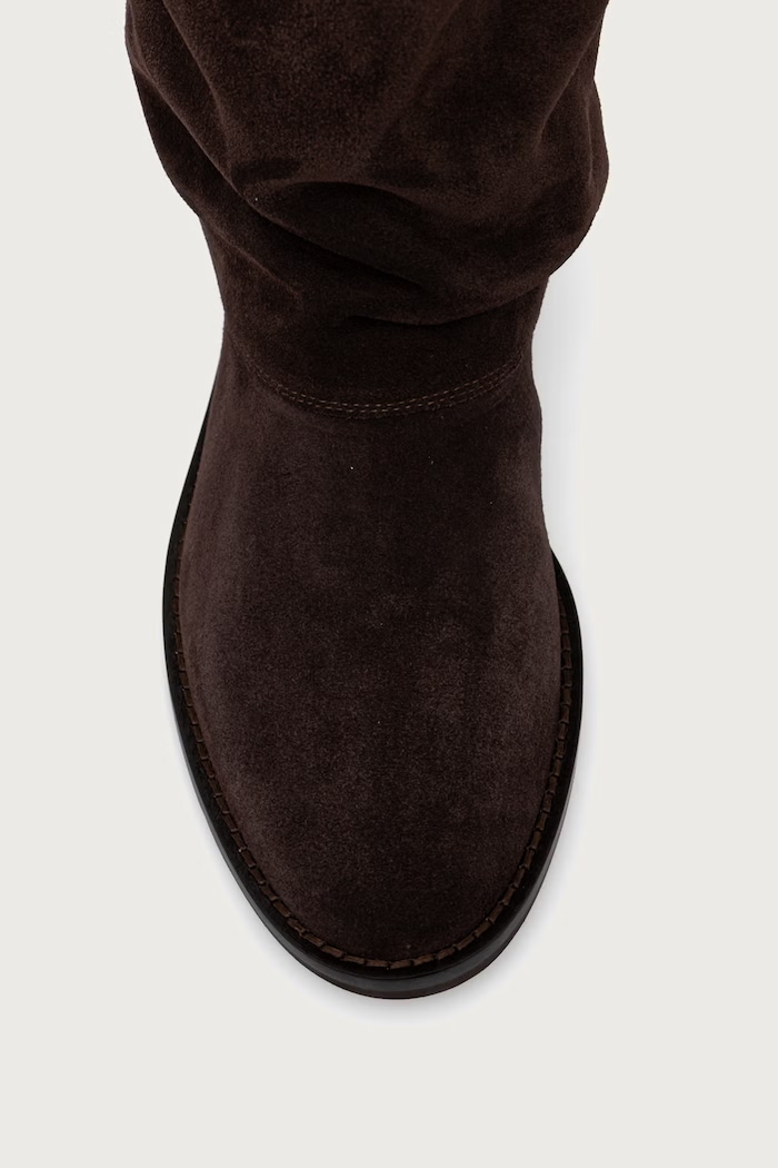 Visoke čizme za žene od kože Vespa Brown Double Dye Suede Nokwol Vespa.Brown.Double smeđa