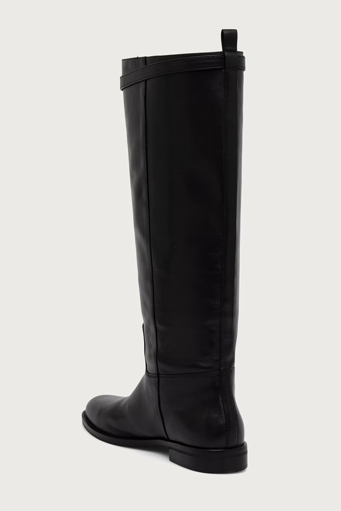 Obuv Nokwol Čižmy dámske kožené Vera Black Leather Vera.Black.Leather čierna