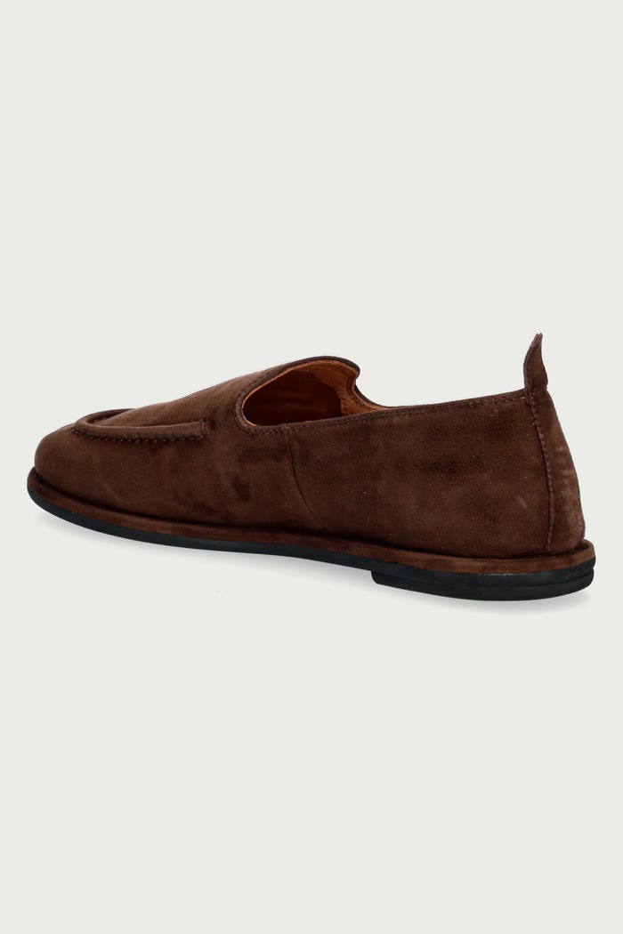 Obuv Nokwol Mokasíny dámske semišové Rumi Chocolate Suede Rumi.Chocolate.Suede hnedá