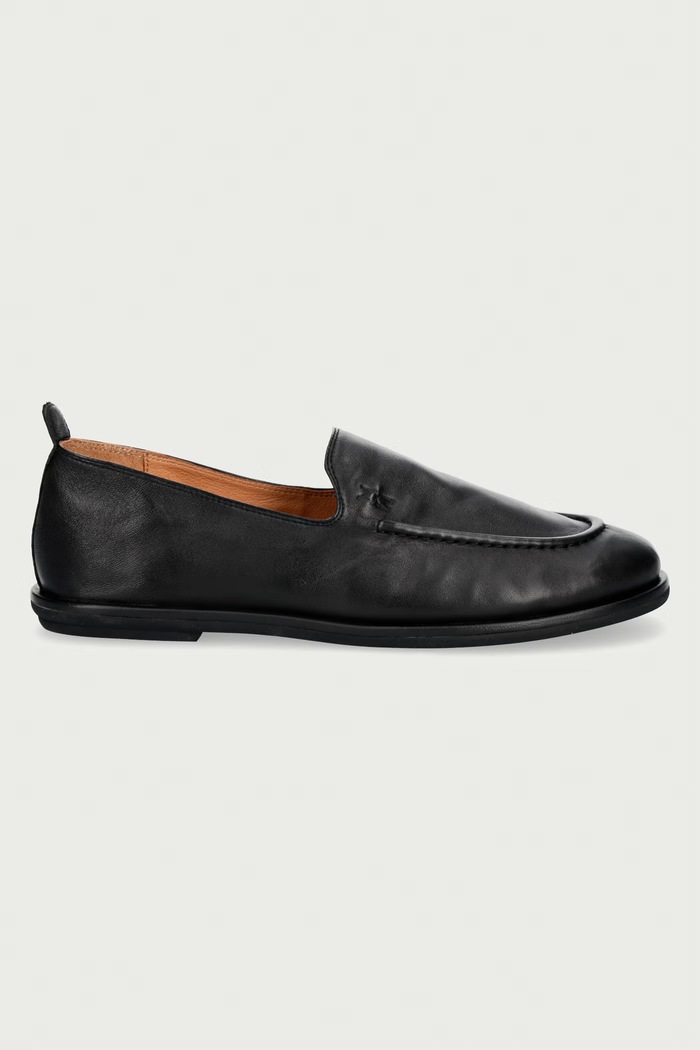 Nokwol Μοκασίνια Γυναικεία δερμάτινα Rumi Black Vienna Rumi.Black.Vienna μαύρο AW26