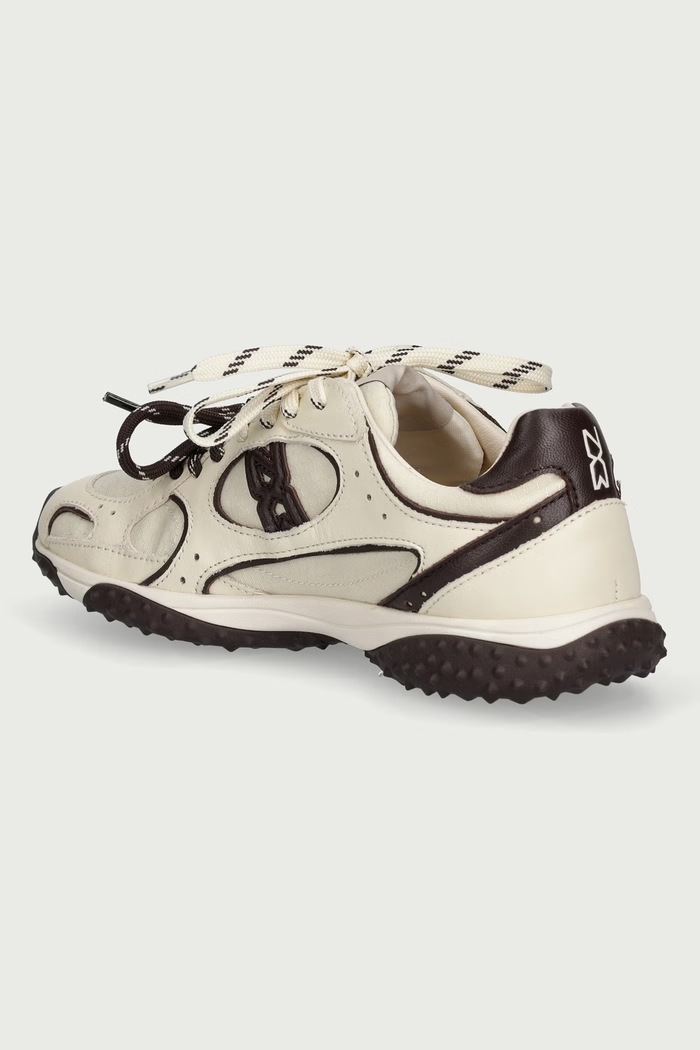 Παπούτσια Nokwol Neo Bone Multi sneakers γυναικεία δερμάτινα Neo.Bone.Multi μπεζ